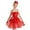 Red, variant on TiaoBug Girls Christmas Santa Claus Candy Cane Costume Ballet Figure Skating Dance Tutu Dress Red 8