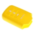 thumbnail image 1 of Casquillo No Tóxico de cubierta de Del Llavero Del Coche de 4 Botones Del Silicón para El Acuerdo -V Amarillo DYNWAVEMX Car Key Case Fob Cover, 1 of 7