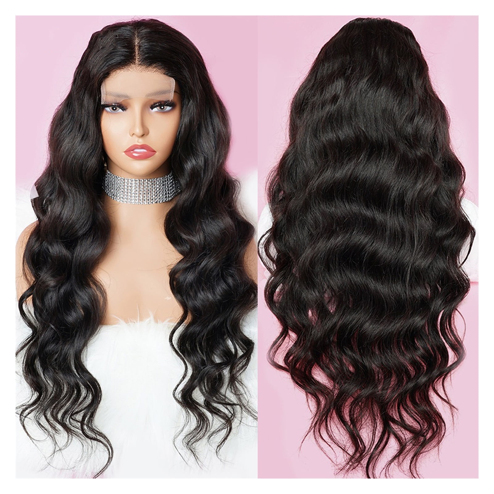 12-28 Inch Body Wave Closure Wig Indian Human Hair Lace Wig Pre-Plucked With Baby Hair Color Bodywave Wig For Women 150