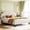 Beige, variant on Beige upholstered platform bed / Comfortable, stable and safe