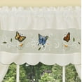 thumbnail image 3 of Kitchen Comfort Daisy Meadow Embellished Cottage Window Curtain Set 58x24, 3 of 3