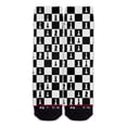 thumbnail image 2 of Function - Chess Board Pieces Pattern Socks, 2 of 4