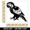 thumbnail image 2 of Magnificent Macaw Parrot Bird Self-Inking Rubber Stamp Ink Stamper - Red Ink - Large 1-1/2 Inch, 2 of 7