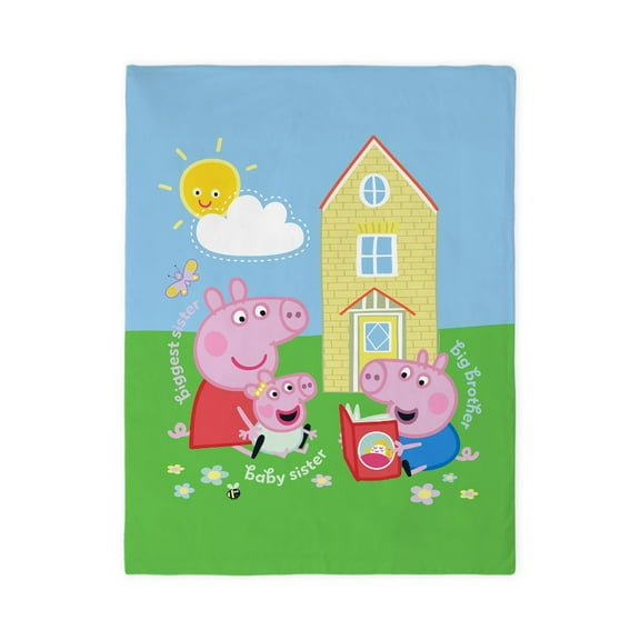 CafePress - Peppa Pig: Siblings - Twin Duvet Cover, Printed Comforter Cover