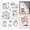 Cat Friend, variant on Happy Wedding Day Clear Bride and Groom Transparent Bridal Bouquet Wedding Blessing Text Rubber for Card Making Invitation Photo Album Decor