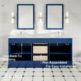 thumbnail image 6 of Eviva Epic Transitional Blue Bathroom Vanity, 6 of 7