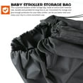 thumbnail image 2 of Dsseng Sac de Rangement pour Poussette Chariot Wagon Pliable Porte-Bagages Siège d'Auto Voyage pour Avion Lot de 3, 2 of 6