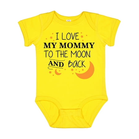

Inktastic I Love My Mommy to the Moon and Back Gift Baby Boy or Baby Girl Bodysuit