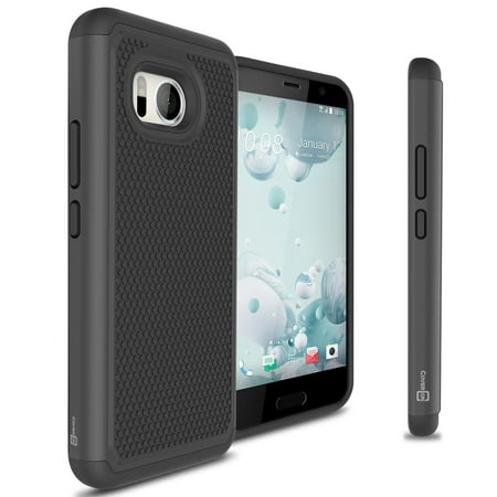 CoverON HTC U 11 / U11 / Ocean Case, HexaGuard Series Hard Phone (Best Htc U11 Deals)