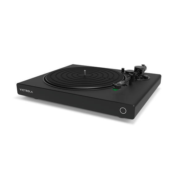 Victrola Hi-Res Onyx Bluetooth Turntable with aptX Adaptive Audio and Audio Technica AT-VM95E Cartridge