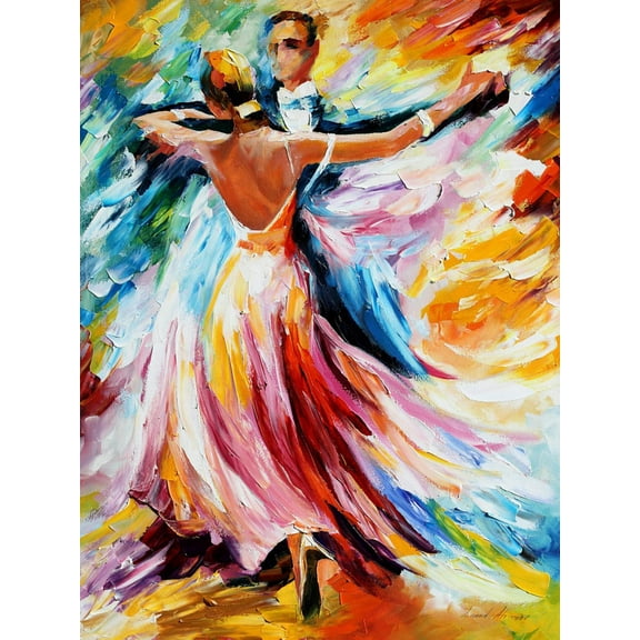 Art.com Dance Waltz Art Print by Leonid Afremov, 12" x 16"