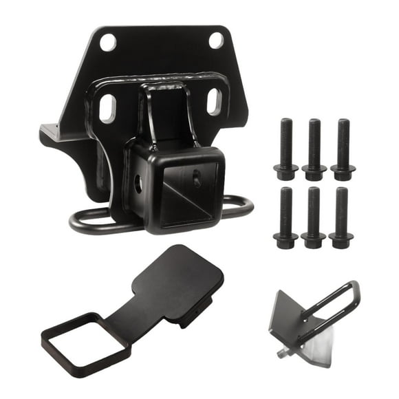 DYNWAVECA Towing Trailer Hitch Receiver, Easy Installation, with Mounting Bolts, Metal 2 inch Tow Receiver Replace Parts for