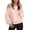 Pink*, variant on RUTAYY Women's Off Shoulder Sweatshirt Long Sleeve Puff Sleeve Solid Color Casual Pullover Tops Coffee