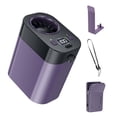thumbnail image 3 of CoreLiving Portable Fan, Rechargeable Waist Fan and Personal Clip on Fan with 3 Speeds Strong Airflow, Hands Free Wearable Cooling Body Fan for Outdoor Work, Purple, 3 of 9