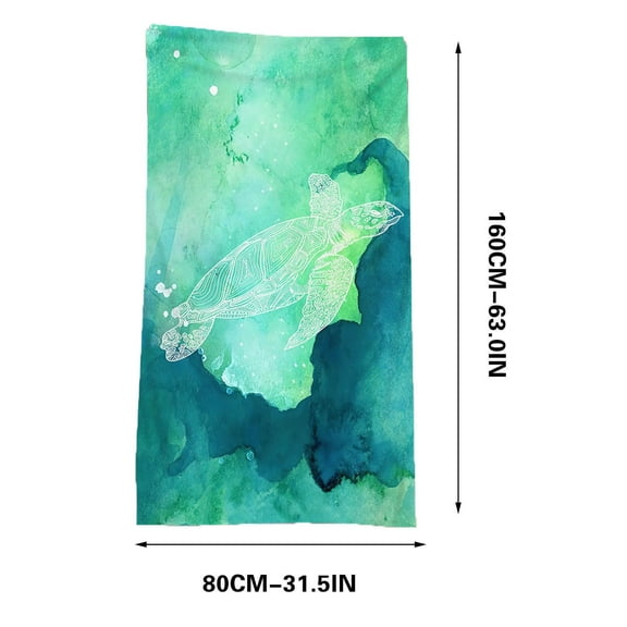 Beach Towels Fashion Pattern Microfiber Cloth Beach Towel Bath Towel Seaside Sitting Blanket Shawl Sweat Towel on Clearance