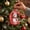C, variant on Letter J-shaped Christmas Acrylic Ornament, Christmas Tree Hanging Pendant Decoration, Monogram Xmas Stocking Tags for Holiday Party Favors, Christmas Tree DIY Craft Ornaments
