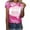 3Pink, variant on Breast Cancer Shirt for Women Element Printed Awareness Pink Ribbon T-Shirt Cancer Survivor V-Neck Tops