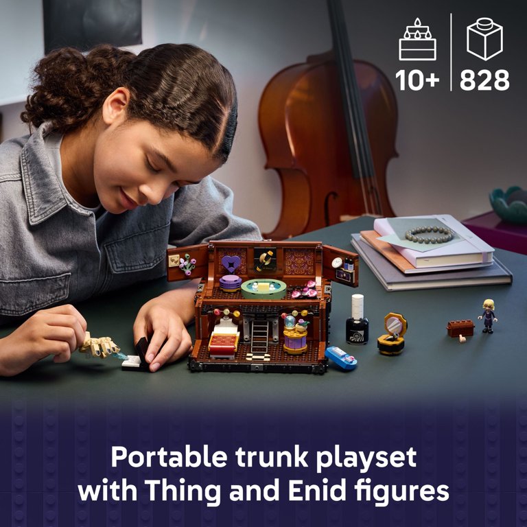 LEGO, Building Toy, 76785, Wednesday Thing‚Äôs Apartment Trunk