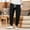 Black Athletic Pants for Men, variant on Men's Linen Drawstring Elastic Waist Harem Pants Loose Fit Jogger Trousers Yoga Sweatpants with Pockets Beige XXXXXL