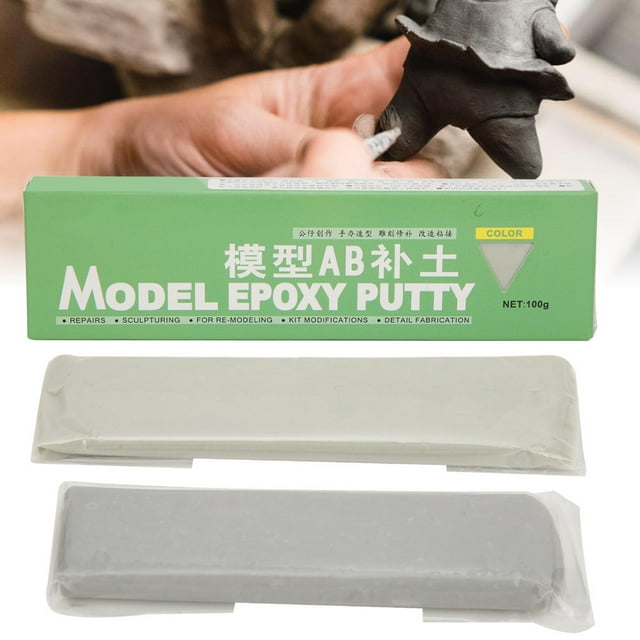 Quick Drying Putty Model Epoxy Putty Modeling Filler Putty Modeling Hobby Accessory Model Repair AB Epoxy Quick Drying Putty 100g Fill Soil Modeling Hobby Craft Accessory100g Fill