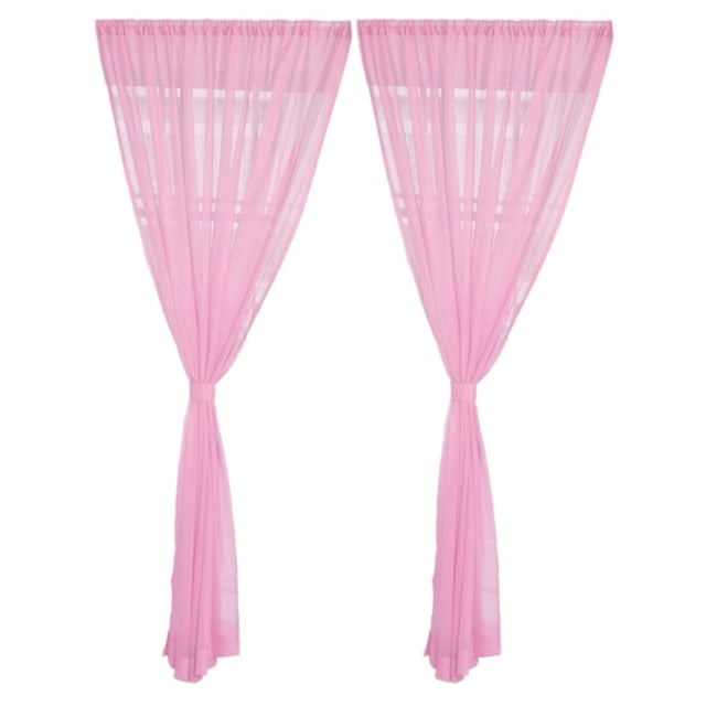 Cortina de cocina transparente Zulema 200x270cm
