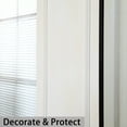 thumbnail image 6 of Duslogis 10Ft Peel and Paste Molding Trim, Flexible 0.79in Self-Adhesive Wall Trim,Inside & Outside Corner Protector, Baseboard Edge Guard for Walls, Windows, Tables, DIY Home Decor (Black), 6 of 7