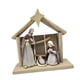 thumbnail image 5 of Adorno de belén de Navidad, artesanía decorativa, figura de la Sagrada Familia, figura de mesa para decoración de regalo de Navidad, 5 of 9