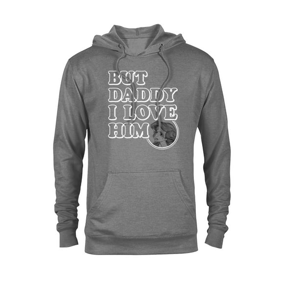 Disney Princess Ariel Tears But Daddy I Love Him - Pullover Hoodie for Adults - Customized-Athletic Heather