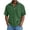 Green, variant on WTOBBY Men's Casual Short-Sleeve Shirt with Collar and Buttons Solid Color, Lightweight, Breathable, and Versatile Stylish Top for Men, Perfect for Business, Casual,Beige L