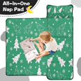 thumbnail image 4 of Green Christmas Tree Pattern Toddler Nap Mats for Kids Preschool,59"x22" Sleeping Mat Bag or Kids,Toddler Sleeping Bag,Toddler Nap Mat or Daycare, 4 of 6