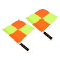 thumbnail image 3 of Assistant Referee Flags ,2PCS Referee Linesman Flag with Storage Bag for Sports Match Soccer Football Hockey Training, 3 of 8