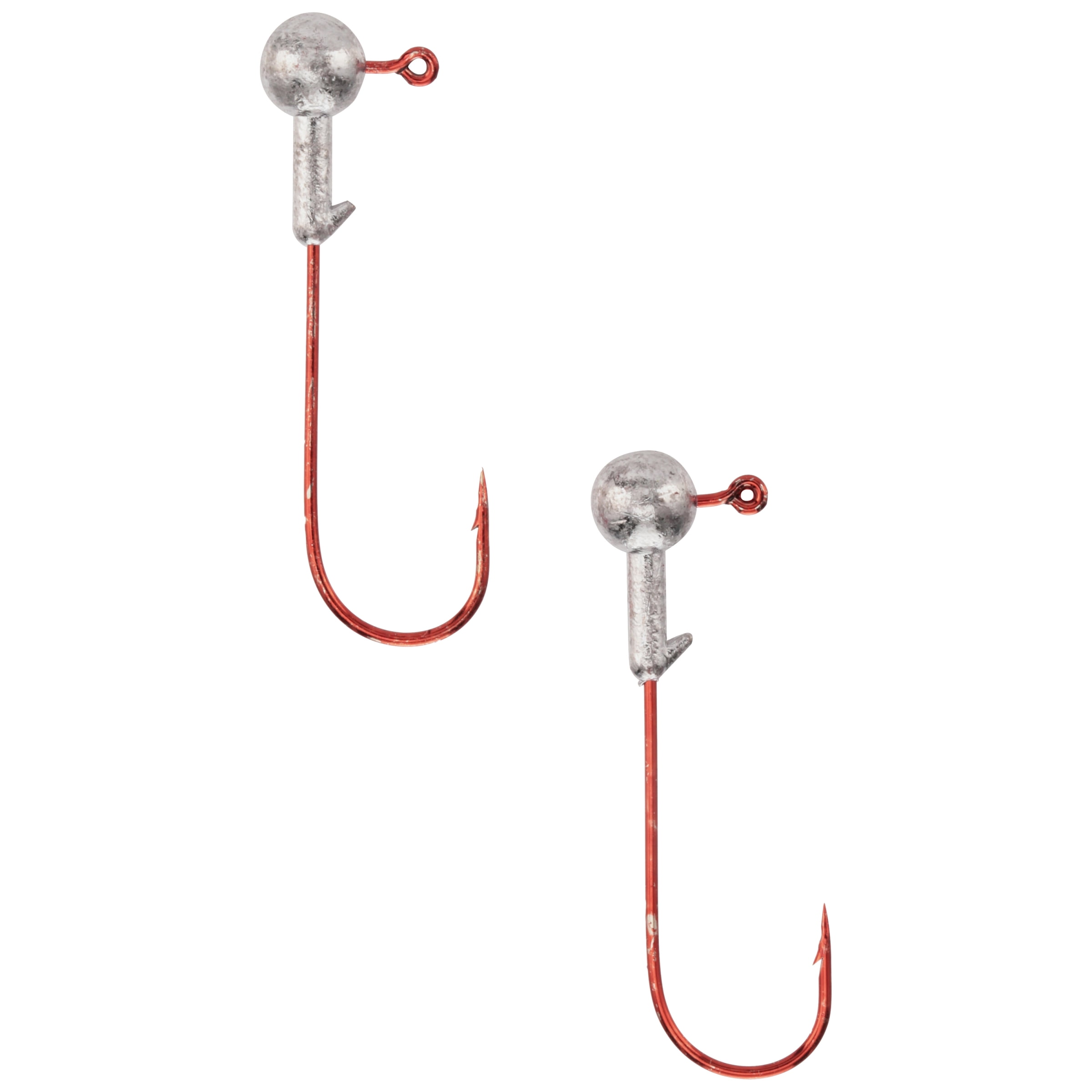 Luck-E-Strike, Round Jig Heads, 1/8, Natural, 5 Count
