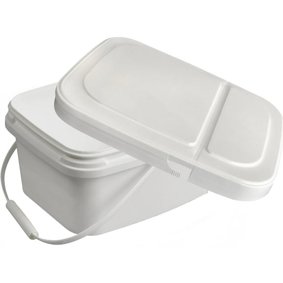Diversey Polypropylene Dry Wipe Charging Bucket White 12/Box (D1229387)