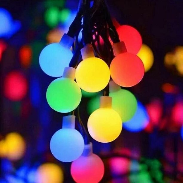 FlkwoH Guirnaldas de Luces Solares para Exteriores, 11M 60 LED Lámpara de Guirnalda Solar Impermeable IP65 con 8 Modos Lámparas de Cadena Solares para decoración de Halloween en Exteriores e