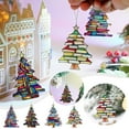 thumbnail image 4 of Pekkaxy Acrylic Book Stack Christmas Sun Catcher, Hanging Ornament for Book Lovers, 4 of 8