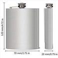 thumbnail image 5 of 4X Petaca con Embudo, Petaca de Whisky de Acero Inoxidable de 4 Oz, 100% una Prueba de Fugas, Petaca PortáTil de Bolsillo para Licor para Hombres, 5 of 5