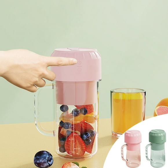 Xihbxyly Licuadora Portátil Recargable Por Usb, Diseño Magnético de Seguridad, Capacidad de 400 Ml, Fácil de Limpiar, Ideal para Viajes, Gimnasio, Oficina, Tamaño Compacto (8 X 8 X 15 Cm)