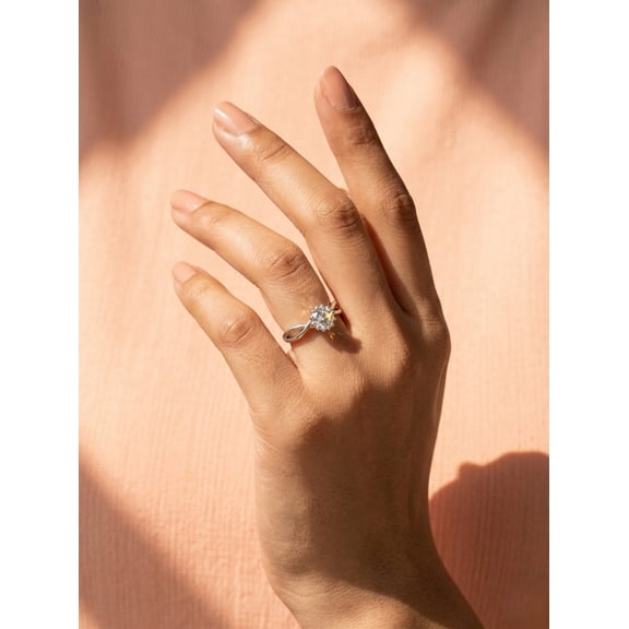 925 Pure Silver The Eternal Bloom Solitaire