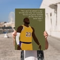 thumbnail image 2 of LOLUIS Inspirational Quotes Wall Art, Sports Motivational Art Print Decor Gifts for Home Office, Basketball Superstar Poster (Unframed 24"x36"), 2 of 5