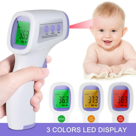 Infrared Forehead Thermometer Digital Thermometer Non Contact Body Temperature High Measurement Device With Fever Alarm