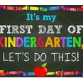 thumbnail image 4 of Colorful Chalkboard Style Backdrop Banner with Crayon Borders First Day of Kindergarten Theme Decorations Party Supplies Photography Props Classroom Decor Backdrop for Photo Booth School Events, 4 of 8