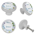 thumbnail image 4 of Mother's Day Fluorescent Drawer Pulls with Screws: Round 4-Pack, Glow-in-the-Dark Cabinet Handles, Wardrobe and Dresser Furniture Decor Knobs, 4 of 6