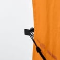 thumbnail image 5 of Evideco French Home Goods Curtain Holdbacks Modern Square Design Curtain Tieback Hooks - Set of 2 Adhesive Metal Holdbacks for Window Treatment - Glossy Black, 5 of 6