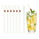 thumbnail image 1 of Uxcell 6 Pcs Popotes de Vidrio Reutilizables, 7.87" Popotes de Vidrio con Conejos Resistentes a Roturas, Popotes Lindos para Whisky, Café, Jugo, Refrescos y Té, Rojo, 1 of 6