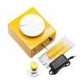 thumbnail image 4 of Mini Turntables Pottery Wheel Pottery Machine Electric Pottery Wheel DIY Craft Potter's Wheel Ceic Tools Clay Tools with Tray, 4 of 5