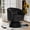 Black-Velvet, variant on Rophefx 360° Swivel Barrel Chair,Comfy Linen Accent Chair with Armrest Single Reading Sofa Chair for Living Room Bedroom Office Readingroom,White