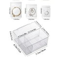 thumbnail image 3 of Acrylic Jewelry Organizers and Storage with 60 Portable Tarnish Jewelry Bags Clear Jewelry Box Organizer Travel Jewelry Case, with Lid and Jewelry Pouches (20 Small + 30 Medium + 10 Large), 3 of 5
