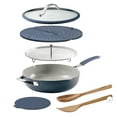 thumbnail image 2 of Tramontina 5-Quart All-In-One Ceramic Non-Stick Pan Blue, 2 of 5