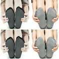 thumbnail image 2 of Pilates Yoga Non Slip Skid Socks - 4 Pack Ballet Barre Sticky Grippers Socks for Women, 2 of 4