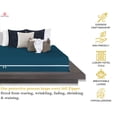 thumbnail image 2 of Zipper Fitted Sheet Twin Size (39X75), 100% Microfiber 1 Piece Fitted Sheet 14" Inch Deep Pocket, Zipper Sheets Twin Size - Teal Color, 2 of 9